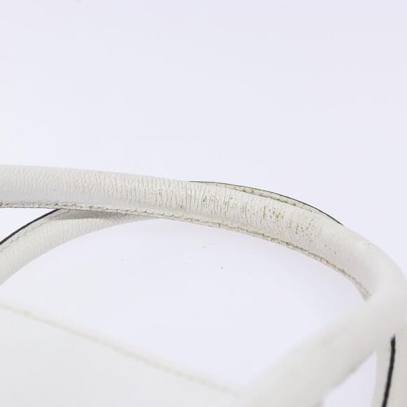 CELINE Hand Bag Leather White Gold - Picture 8 of 13